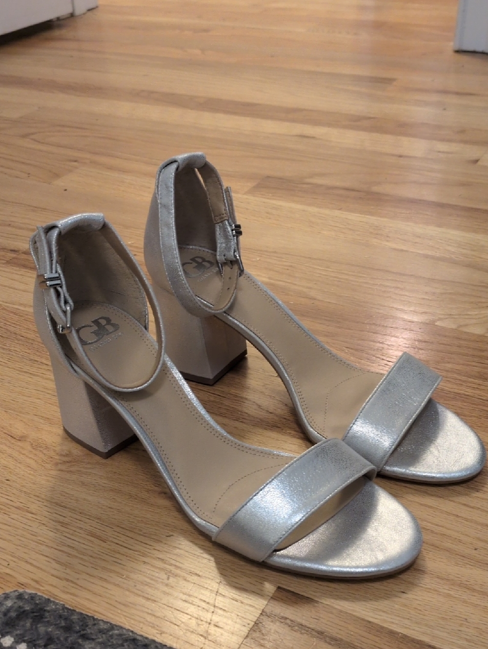 Gianni Bini Block Party Ankle Strap Heels